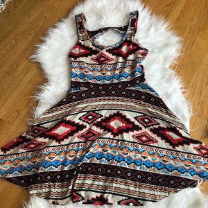 Aztec backless dress!